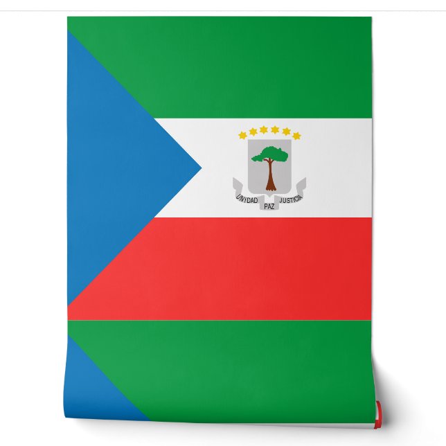 Papier Peint Drapeau de Guinée équatoriale (Déroulement)