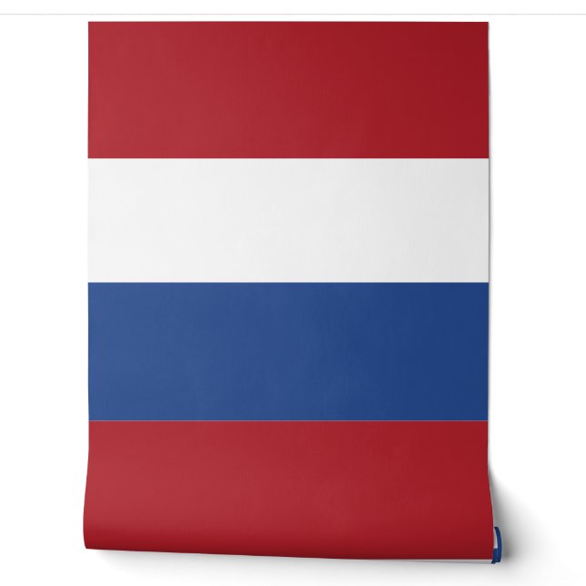 Papier Peint Drapeau des Pays-Bas (Déroulement)