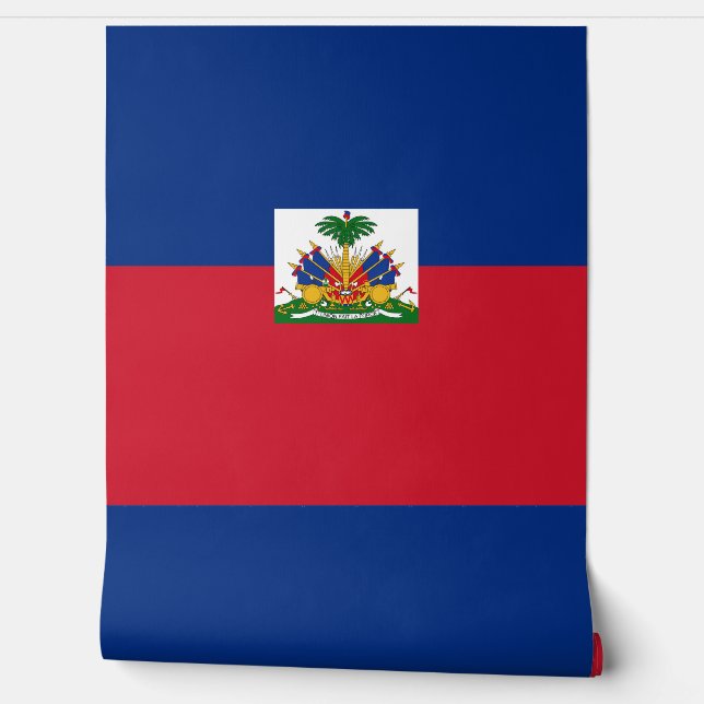 Papier Peint Drapeau Haïti (Déroulement)
