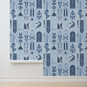Papier peint égyptien Hiéroglyphes