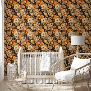 Papier Peint Élégance florale d'automne