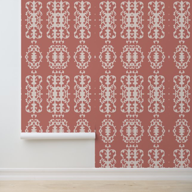 Papier Peint Élégance victorienne rose (Application)