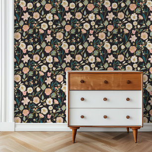 Papier Peint Élégant bel or florale Arrière - plan personnalisé