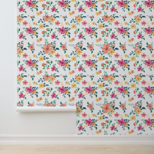 Papier Peint Élégant Fleur sauvage floral Boho