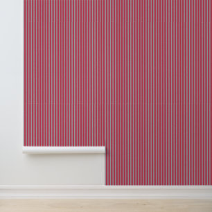 Papier Peint Élégant Gris de Cerise rayé