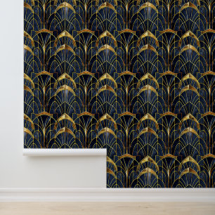 Papier Peint Élégant motif carrelé art déco
