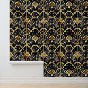 Papier Peint Élégant motif carrelé art déco