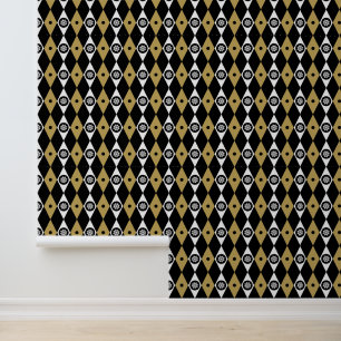 Papier Peint Élégant motif de flocon de Noël carrelé