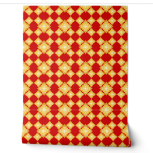 Papier Peint Elégant or floral géométrique Motif sans couture s