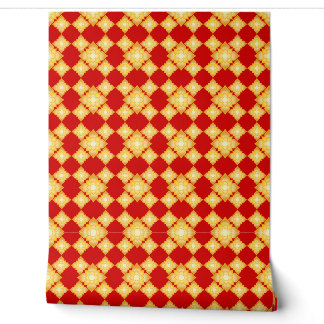 Papier Peint Elégant or floral géométrique Motif sans couture s
