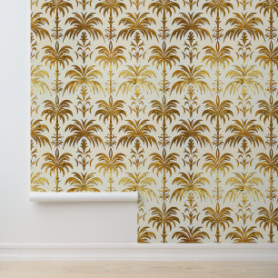 Papier Peint Élégant palmier or Peel and Stick