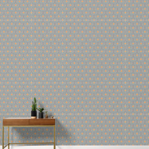 Papier Peint Élégant printemps fleuri motif Sage vert
