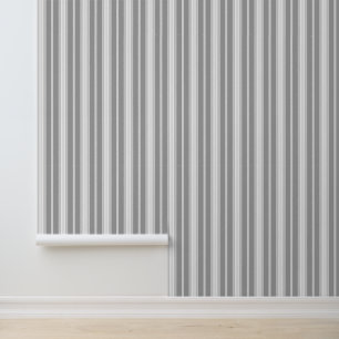 Papier Peint Élégante Gris Argent Classé