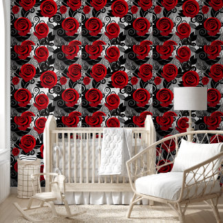 Papier Peint Elégante Red Roses Valentine's Day Fond d'écran av