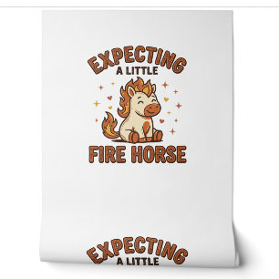 Papier Peint En attente d'un petit cheval de feu Vintage Baby S