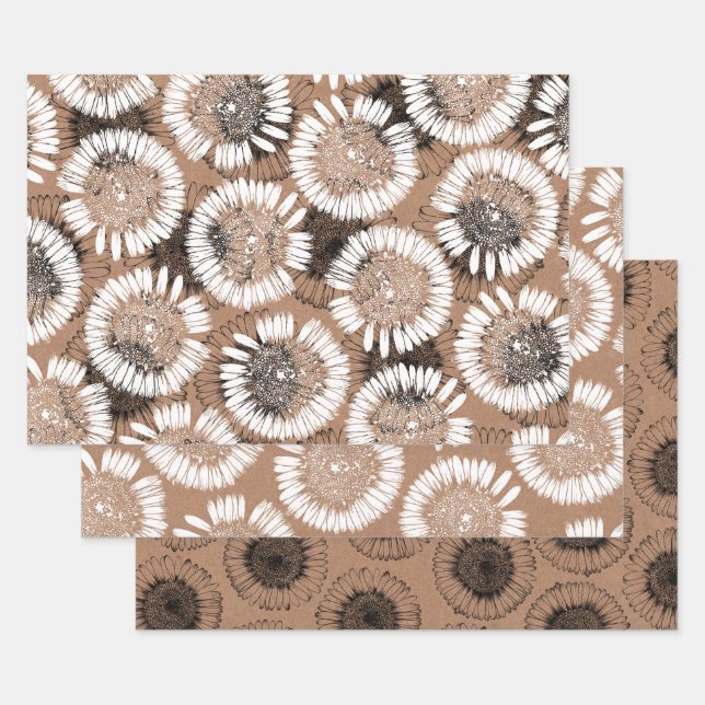 Papier peint en noir et blanc  (Lot)