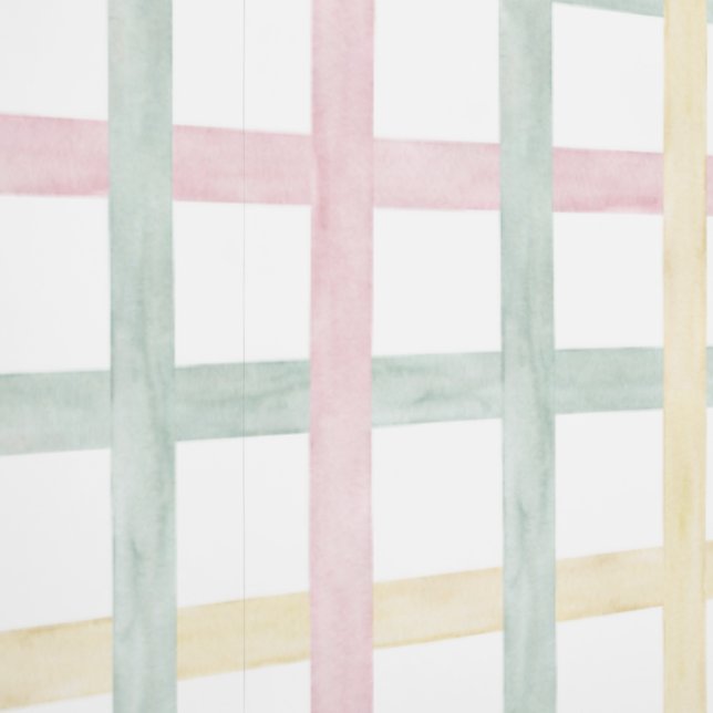 Papier Peint En vichy d'aquarelle Pastel Cute, salle pour enfan (Couture)