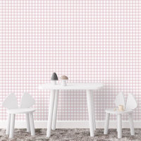 En vichy rose chèque mignon simple ferme plaid