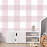 En vichy rose vérifier grand mignon simple plis