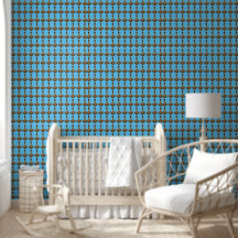 Papier peint en vinyle à texture bleue Gold Thor H