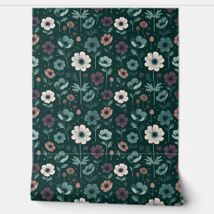Papier Peint Enchanter le Motif Anémonique