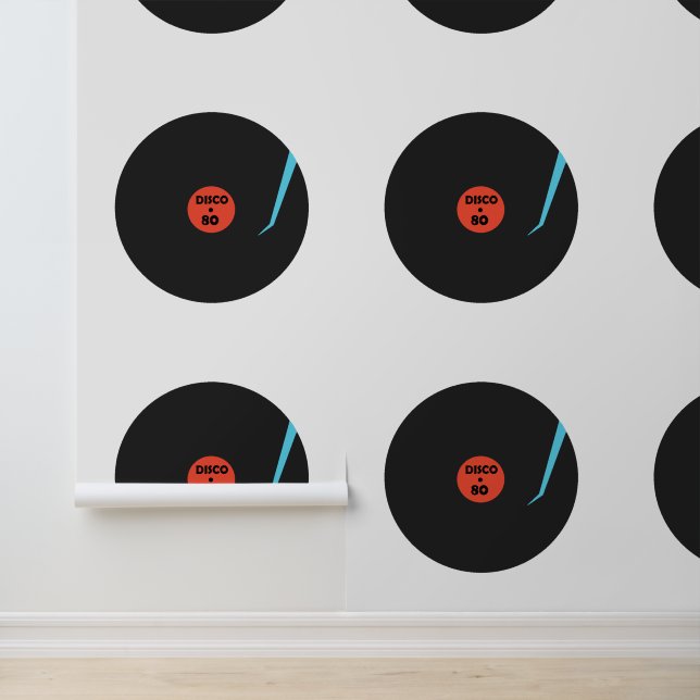 Papier Peint Enregistrements de vinyle Gramaphone (Application)