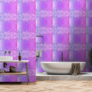 Papier Peint Éperche de Parties scintillant de néon rose violet