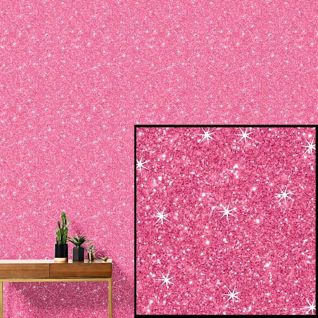 Papier Peint Étincelle rose profonde (Créateur téléchargé)