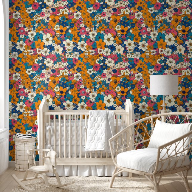 Papier Peint Explosion florale (Enfants)
