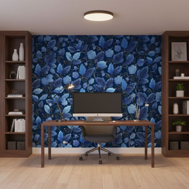 Papier Peint Fantaisie Bleue Fantastique  (Créateur téléchargé)