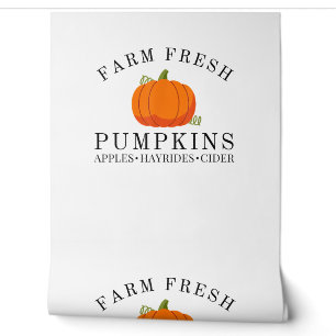 Papier Peint Ferme Pommes Citrouilles fraîches Hayrides Cider T