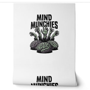 Papier Peint Fête de cerveau de mort-vivant Vintage Mains de zo
