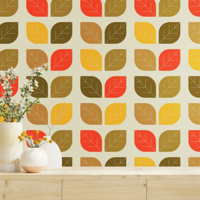 Papier Peint Feuille Automne Motif (Créateur téléchargé)