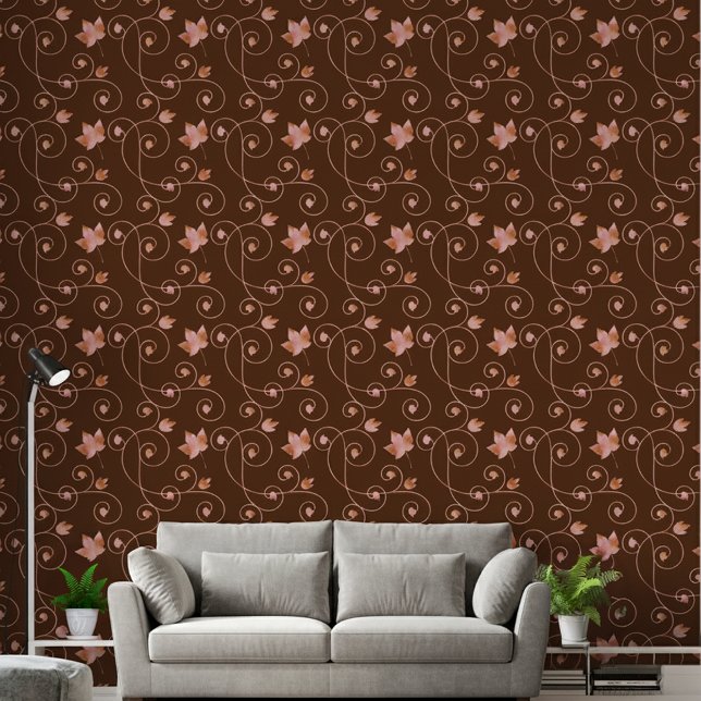 Papier Peint Feuilles d'automne élégantes (Créateur téléchargé)