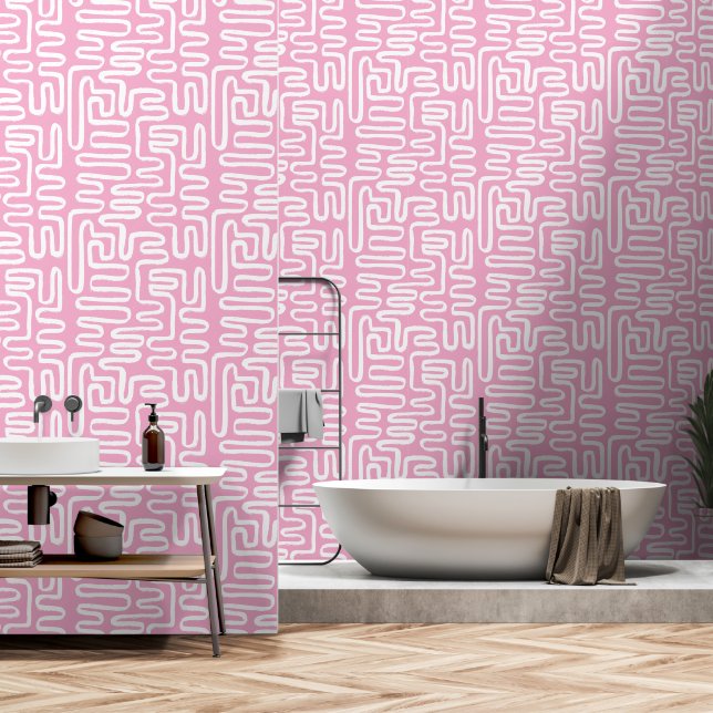 Papier Peint Flèche (Salle de bain)