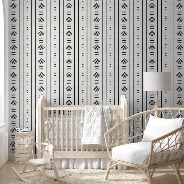 Papier Peint Flèches africaines modernes et tendance en tissu b (Enfants)
