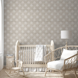 Papier Peint Flèches africaines modernes tendance en tissu boue