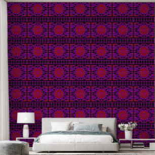 Papier Peint Fleur à vent violette 5