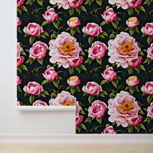 Papier Peint Fleur de campagne de Peony sans couture motif