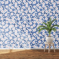 Fleur de cerisier blanc sur le bleu ciel
