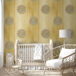 Papier Peint Fleur De Vie - Inde Mandala 3