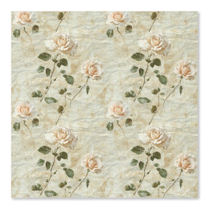 Papier Peint Fleurs à l'aquarelle pressées