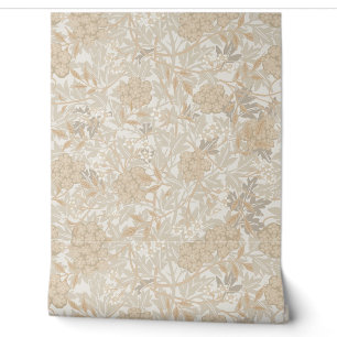 Papier Peint Fleurs beiges et baies de William Morris