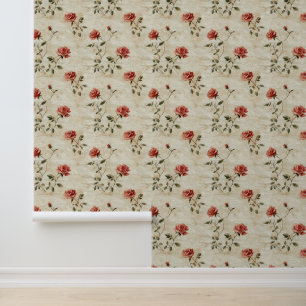 Papier Peint Fleurs d'aquarelle pressées