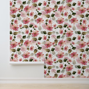 Papier Peint Fleurs Tranquilles de Campagne