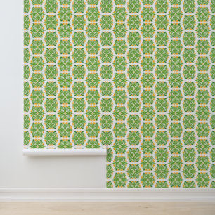Papier Peint Fleurs Vertes, Motif De Fleurs, Modèle Floral
