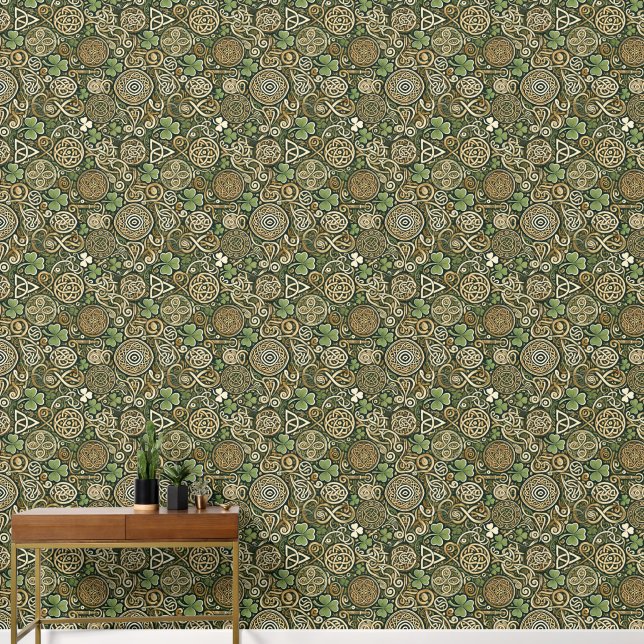 Papier Peint Floraison celtique (Couloir)