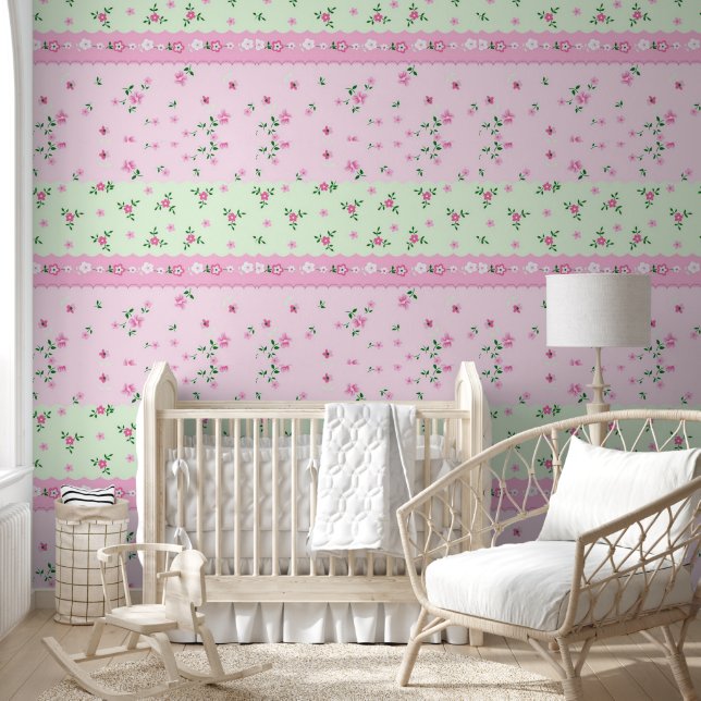 papier peint floral (Enfants)