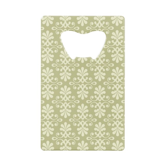 Papier peint floral de damassé (Devant)