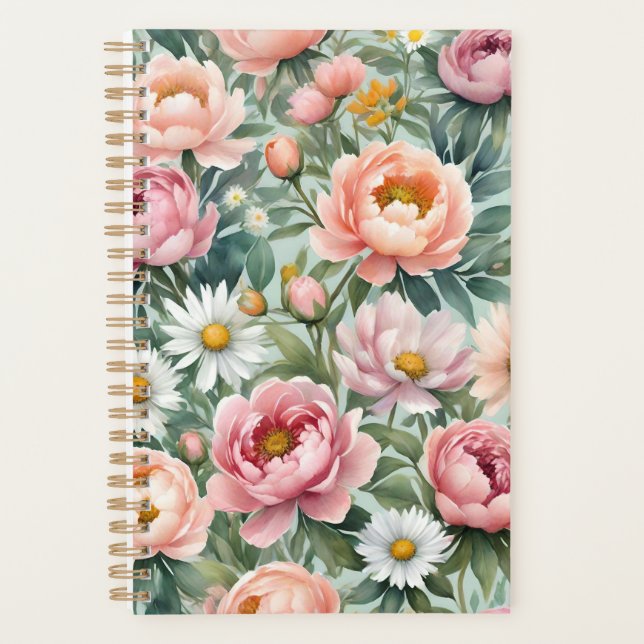 Papier peint floral personnalisé Imprimer (Devant)